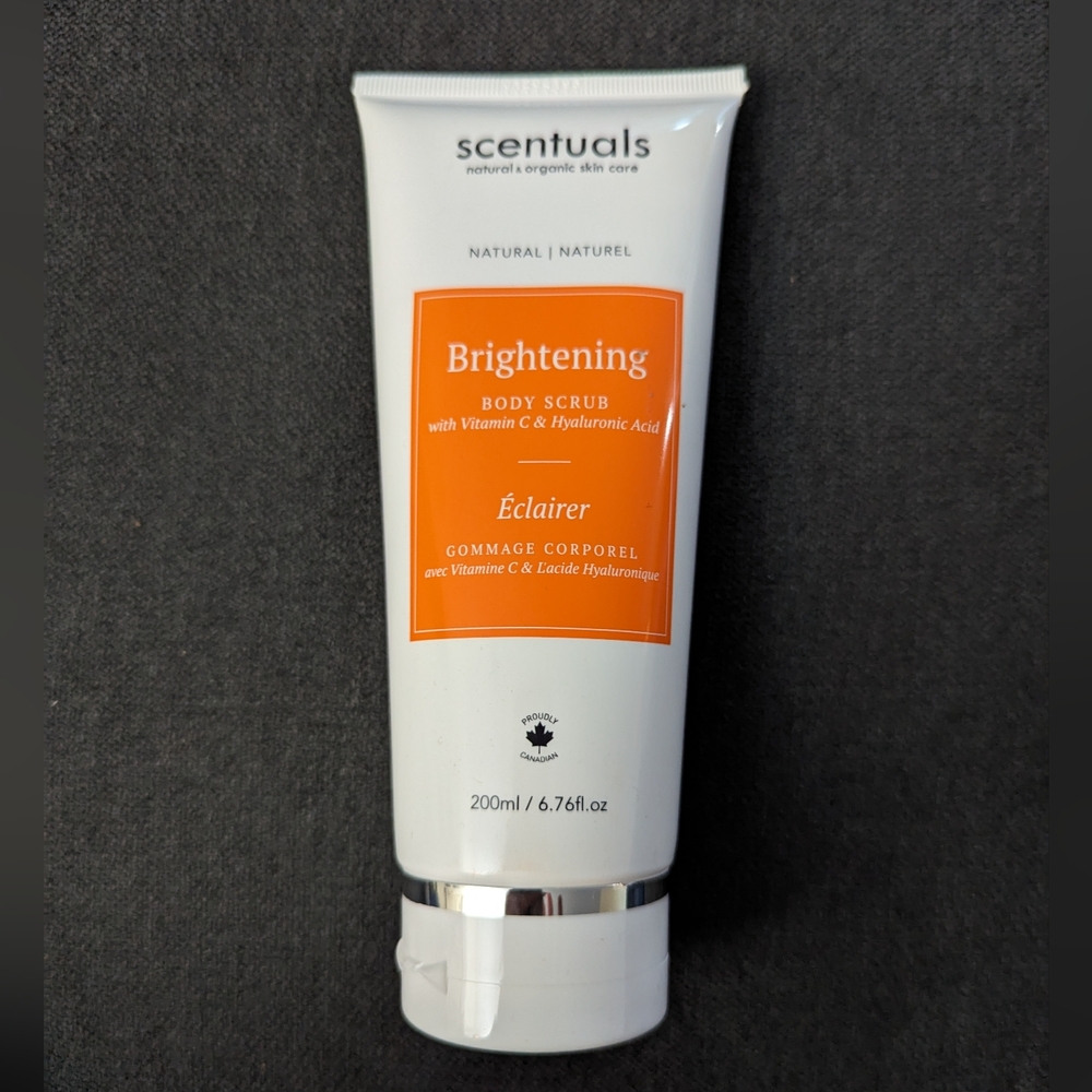 Scentuals Natural & Organic Skin Care Brightening Body Scrub